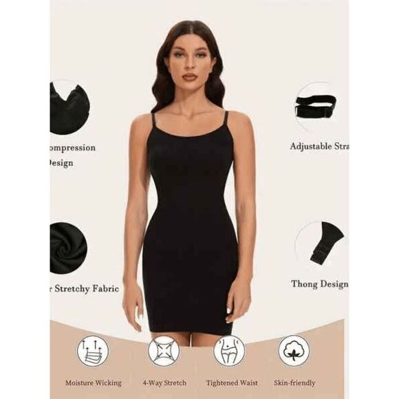 Shapewear Body Dress Slip Tummy Control Slimming Slip - Picture 8 of 8